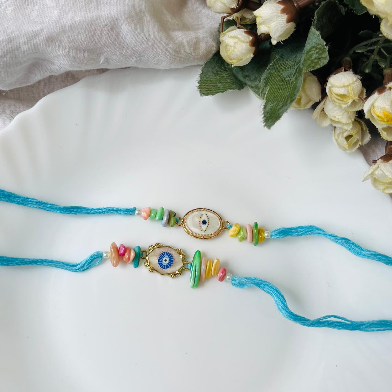 Blue Evil Eye Rakhi