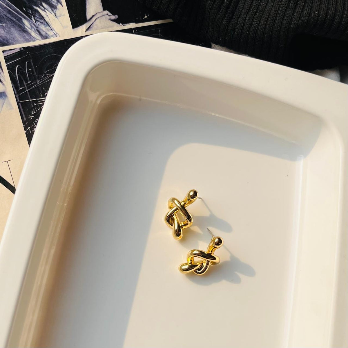 Knot Earrings ~ Anti Tarnish