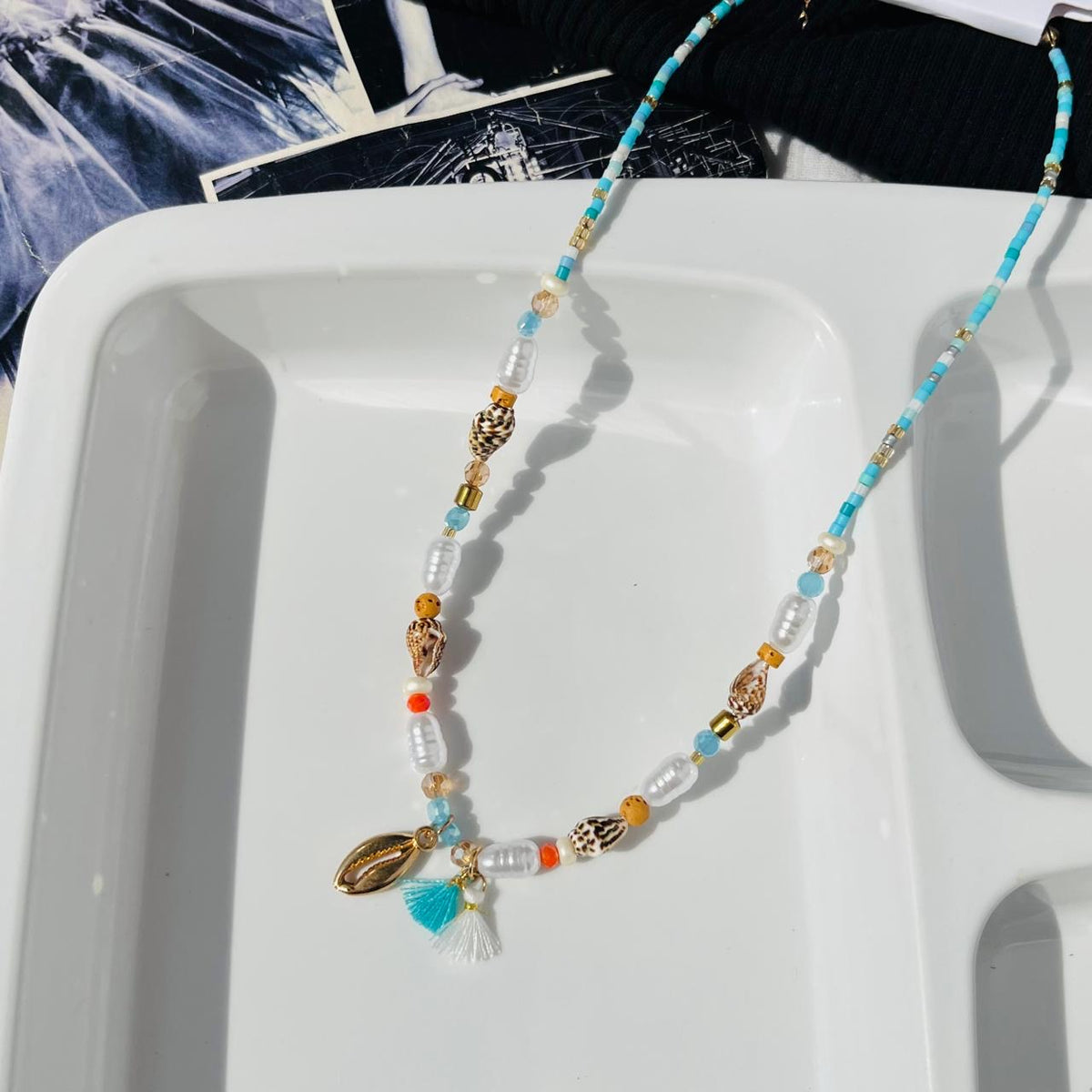 Blue Beach Necklace