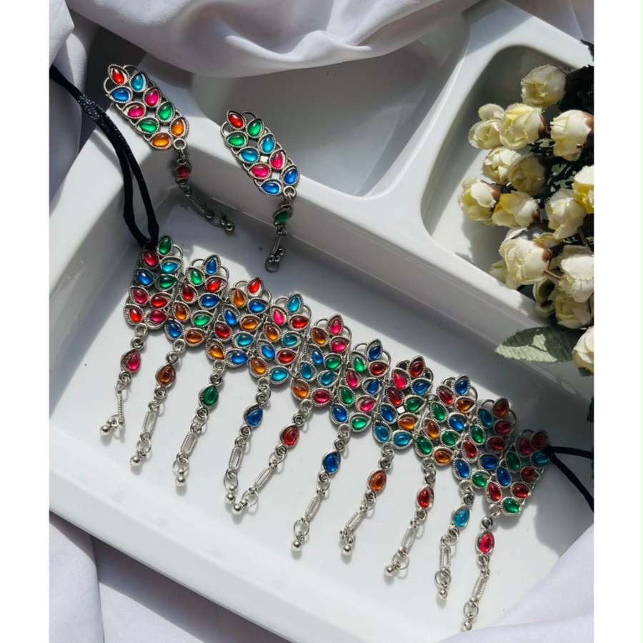 Garima Colored Necklace Set