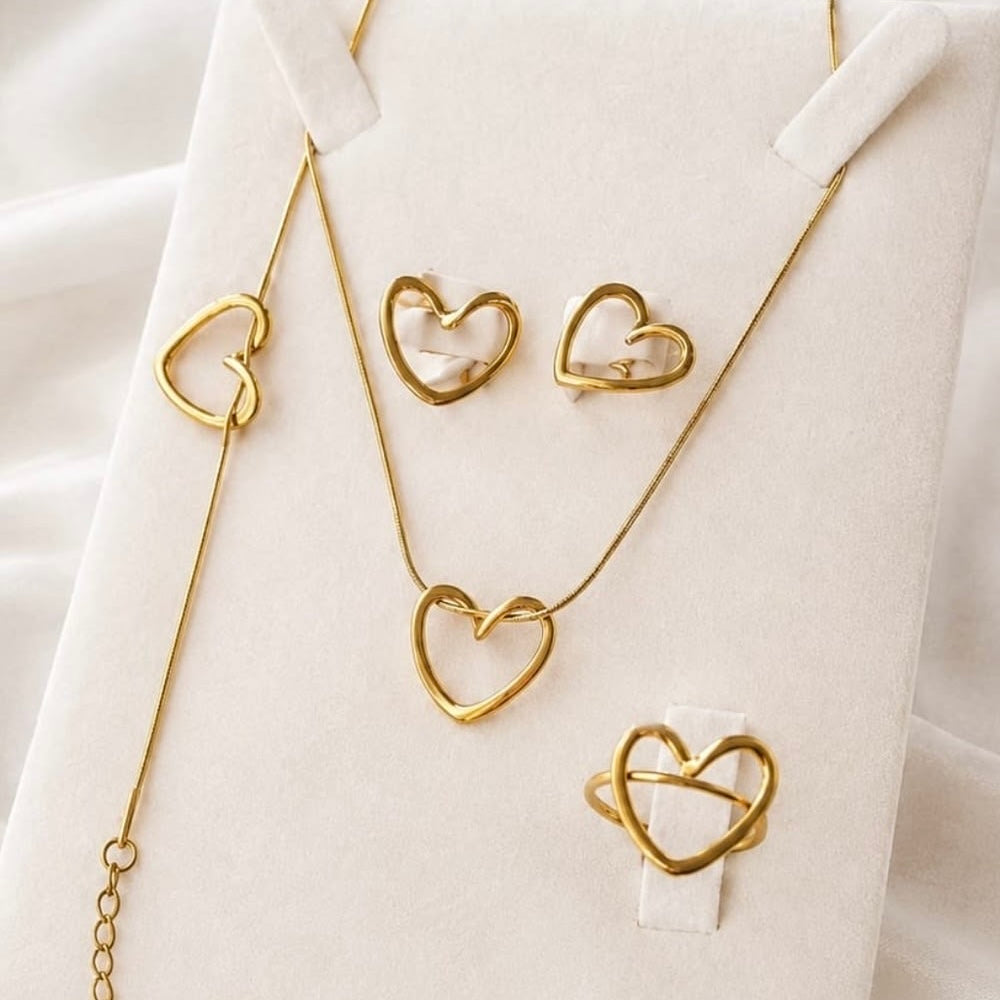 Heart Set ~ Anti Tarnish