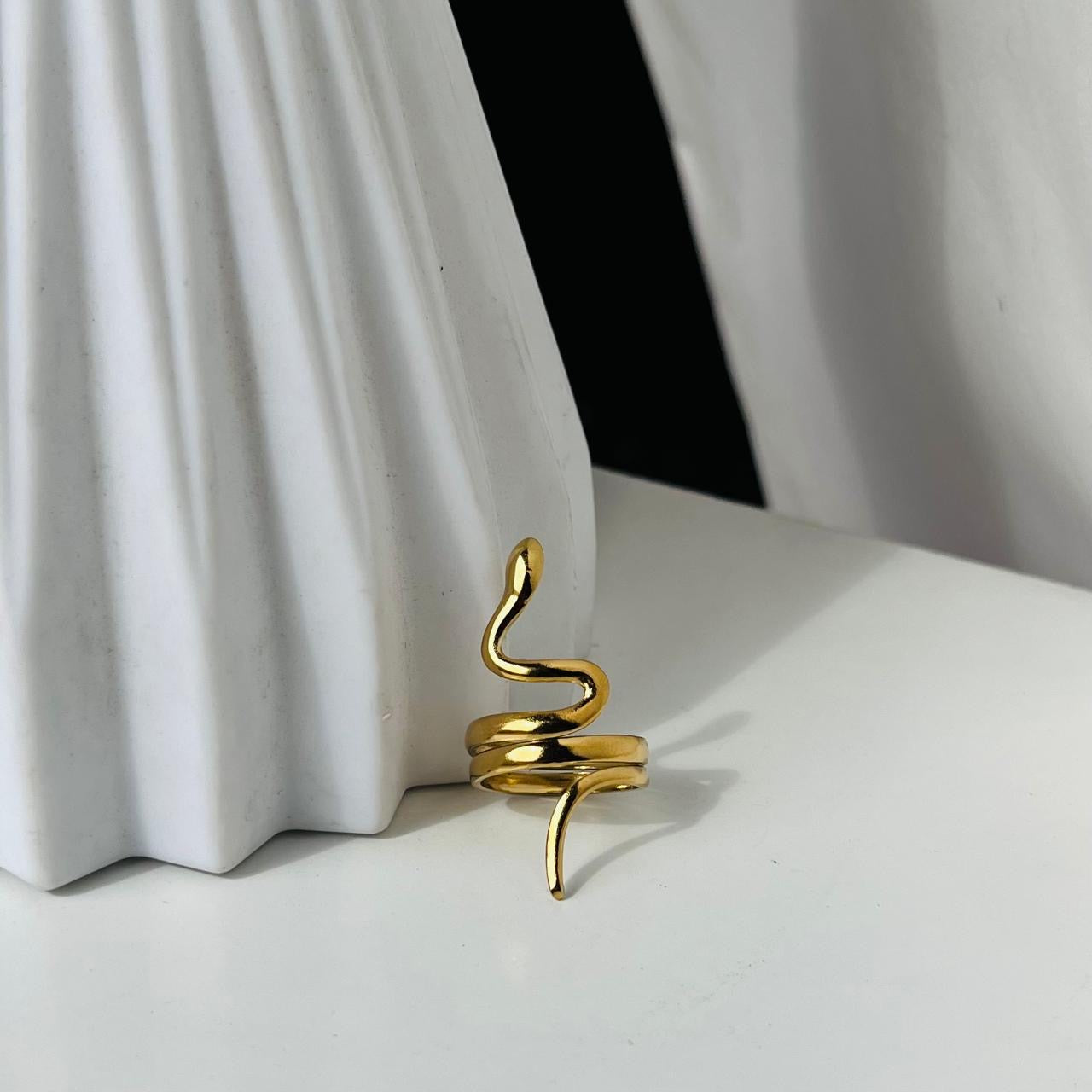 Adjustable Snake Ring- Anti Tarnish