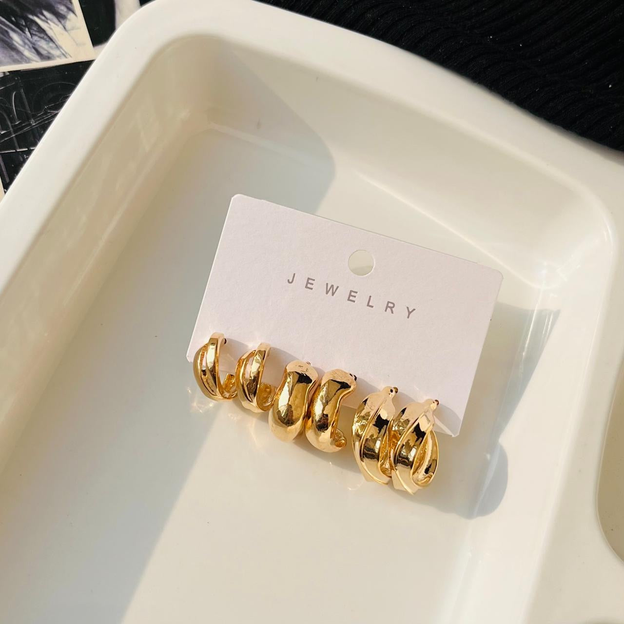 Jane Earrings Combo (₹40 per pair)