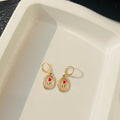Pink Rose Earrings
