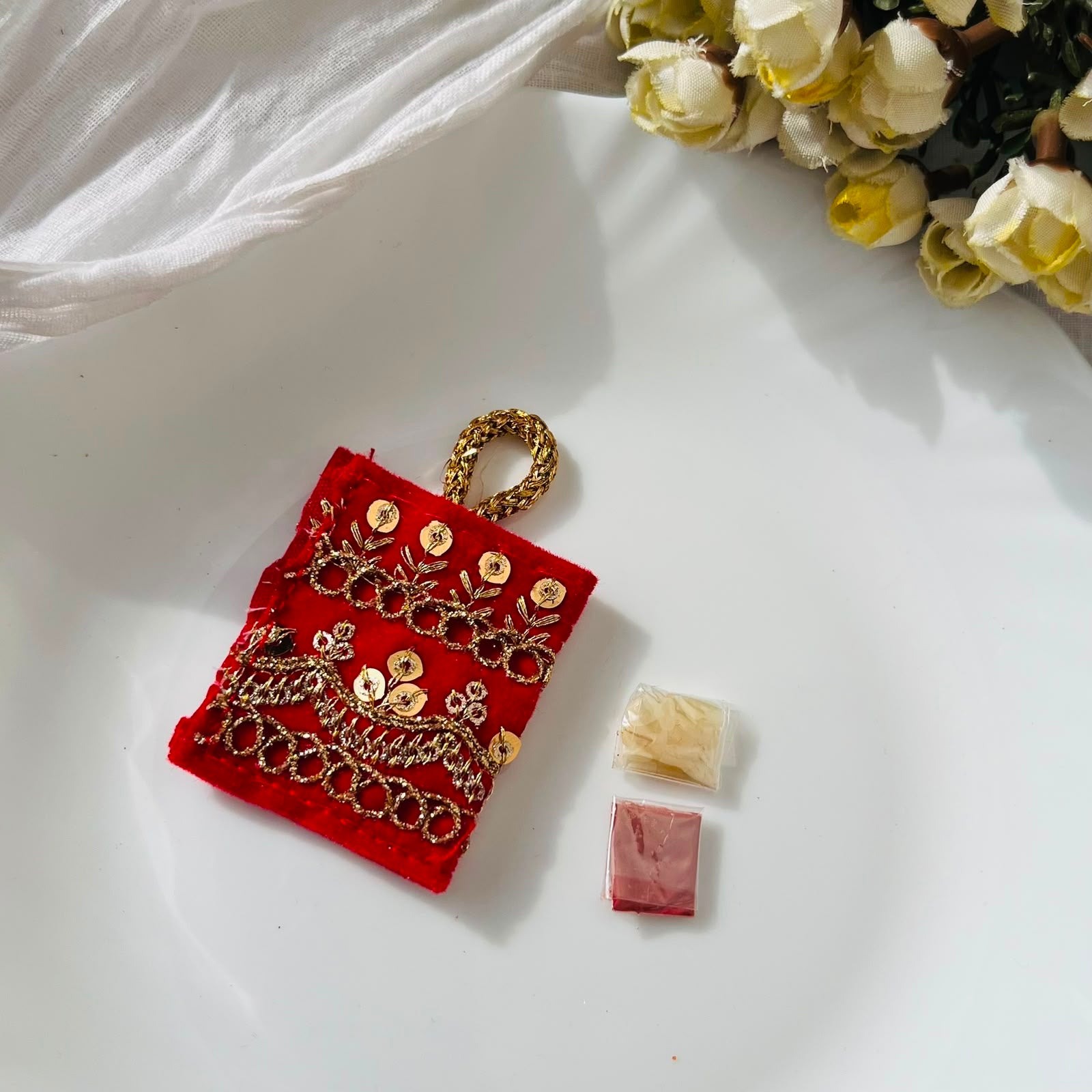 Rice Kum-Kum bag