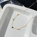 Multi Hearts Necklace ~ Anti Tarnish