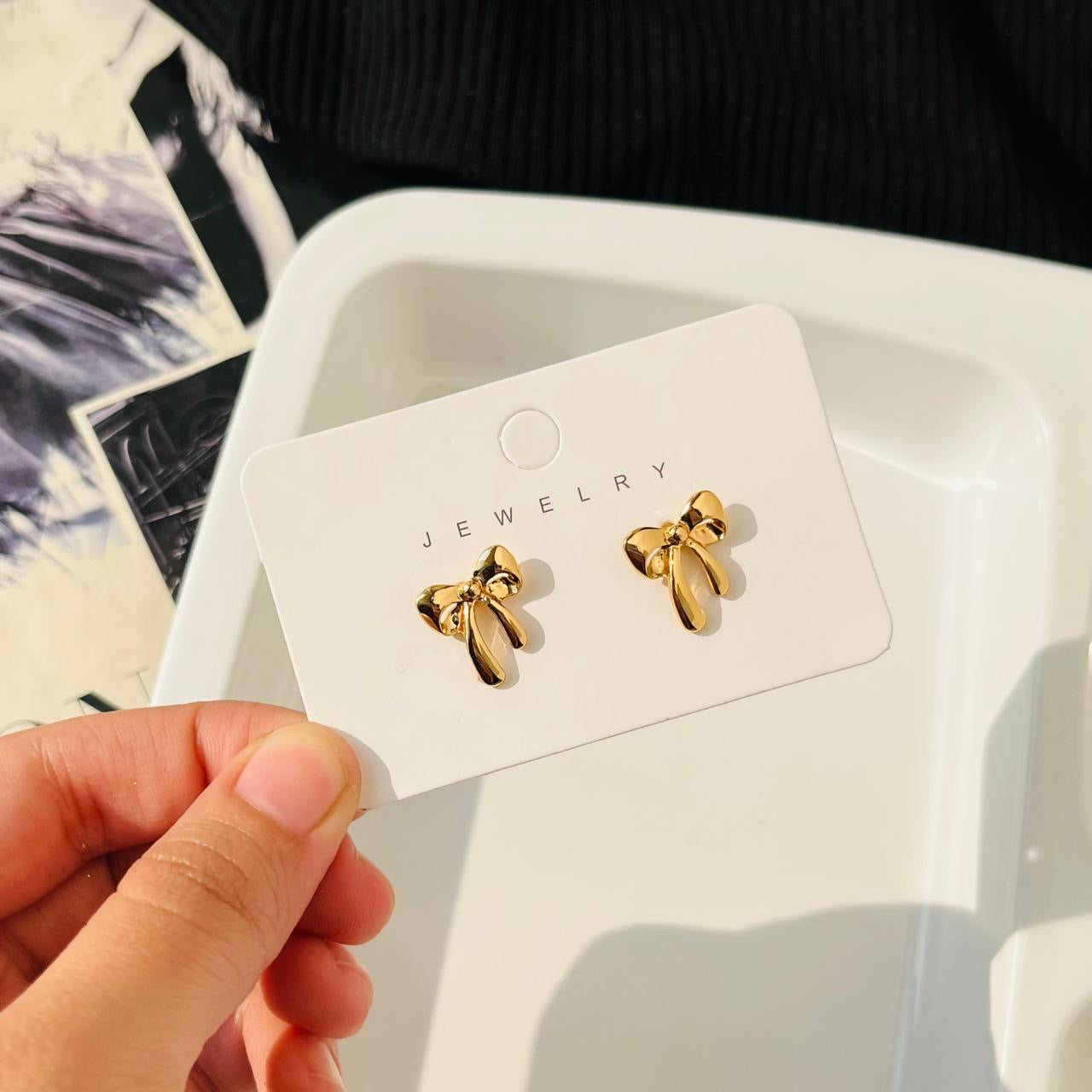 Alice Bow Earrings