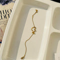 D Initial Heart Bracelet ~ Anti Tarnish