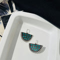 Half Moon Green Earring