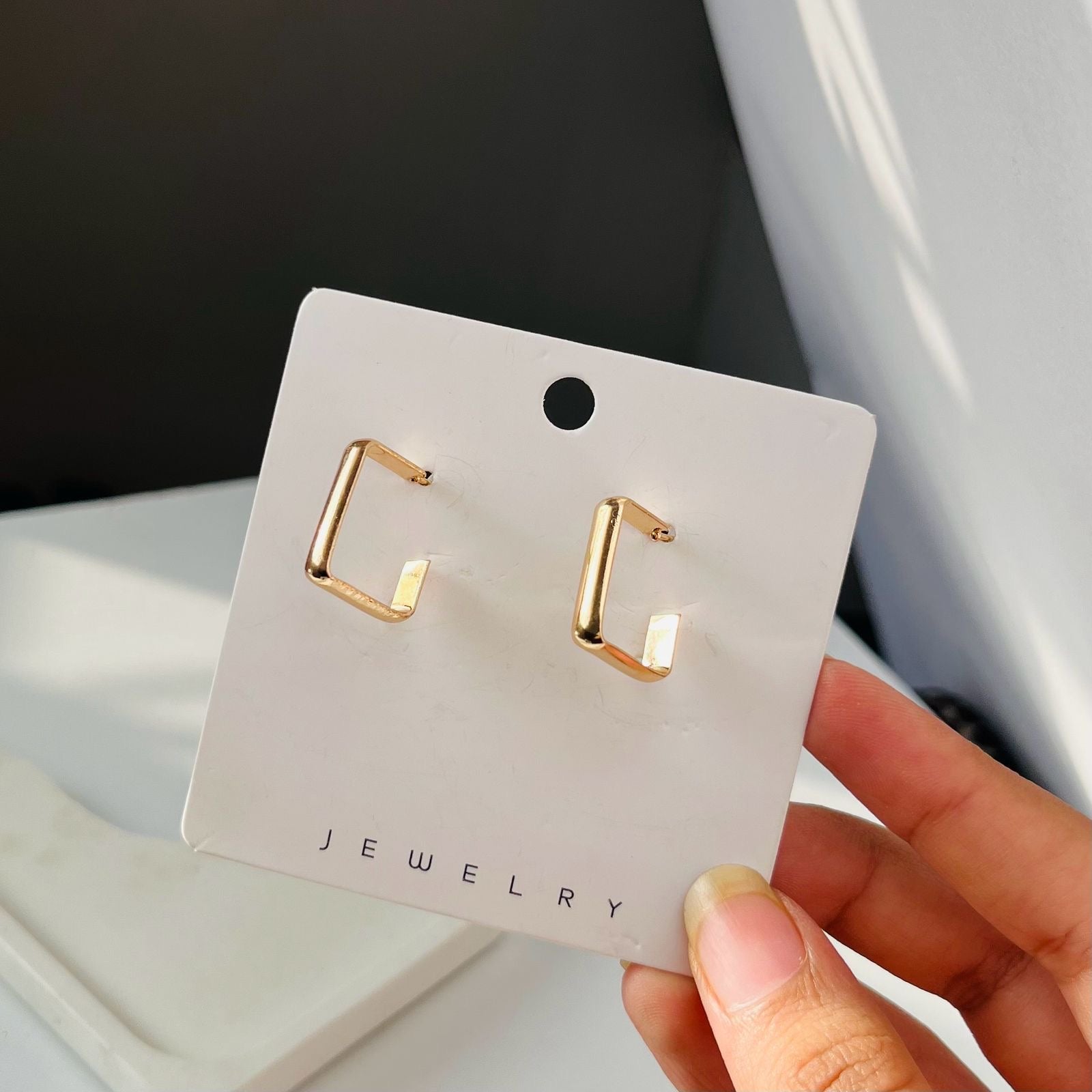 Small Square Hoops