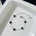 Silver Clover Bracelet ~ Anti Tarnish
