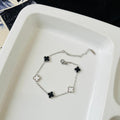 Silver Clover Bracelet ~ Anti Tarnish