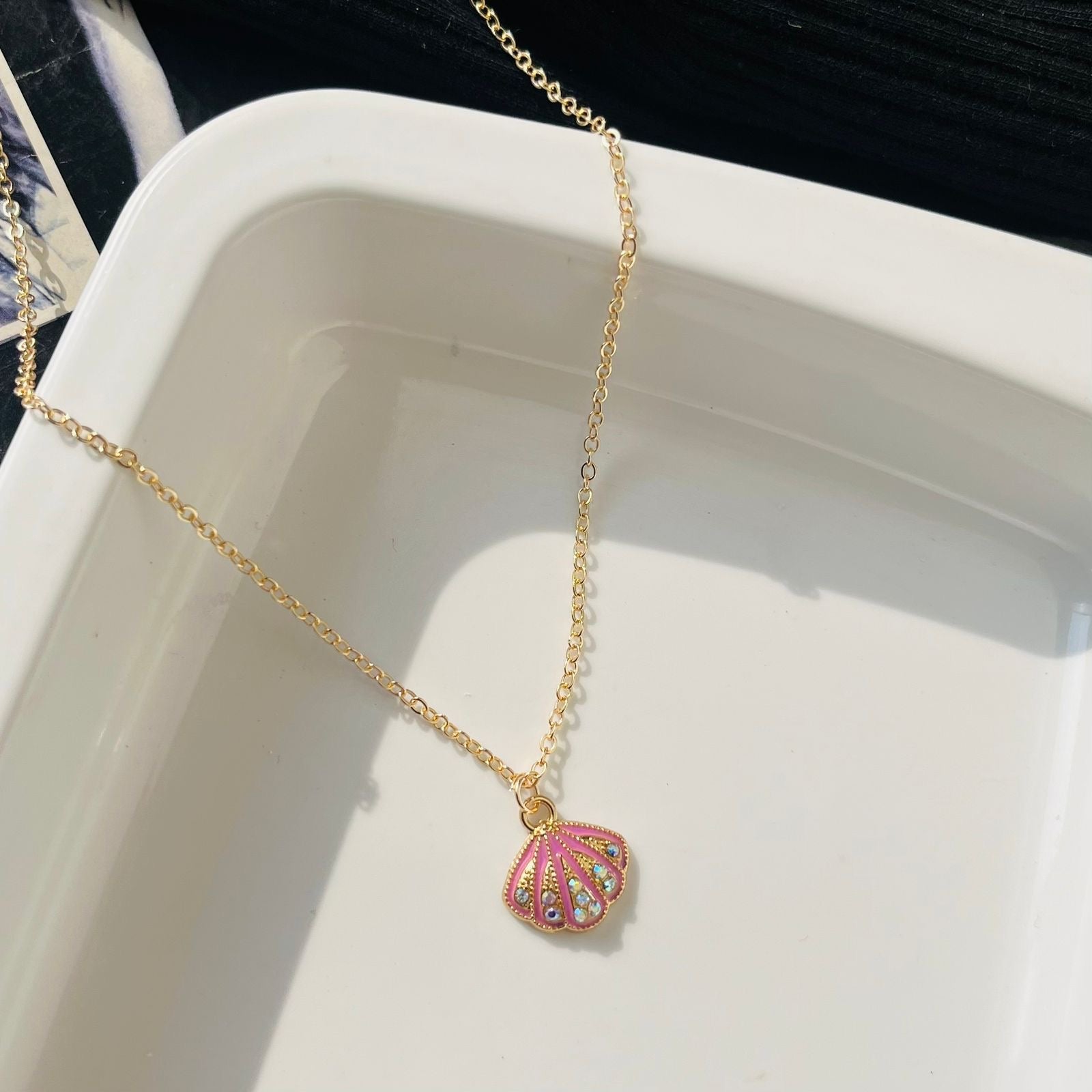 Pink Shell Necklace