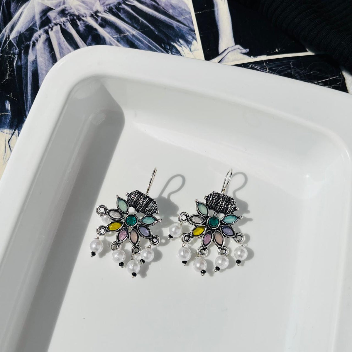 Multi Coloured Ananya Earrings