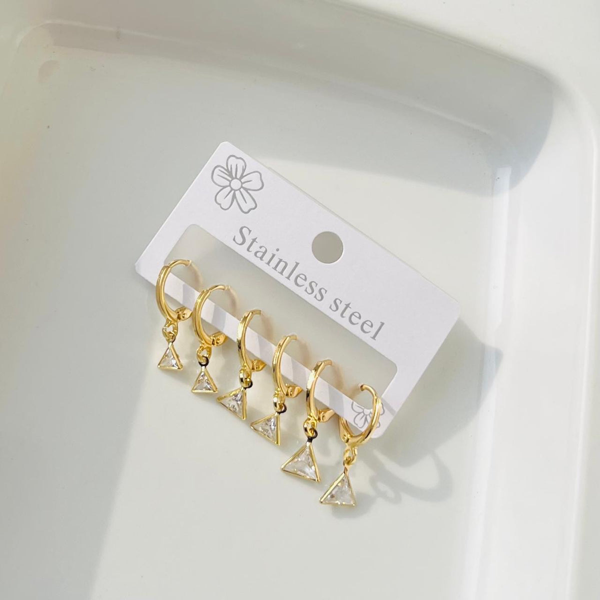 Stella Earrings Combo ~ Triangle