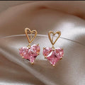 Pink Diamond Earrings