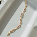 Pink Tulip Bracelet ~ Anti Tarnish
