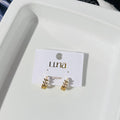 Leaf Hoops ~ Anti Tarnish