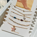 Pink Starfish Anklet set of 6( ₹20/- each)