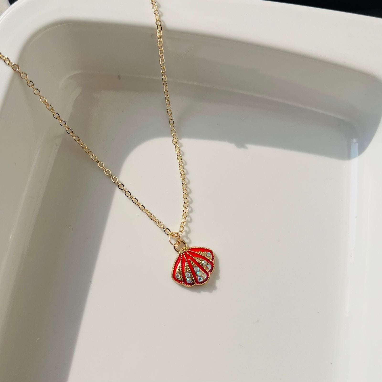 Red Shell Necklace
