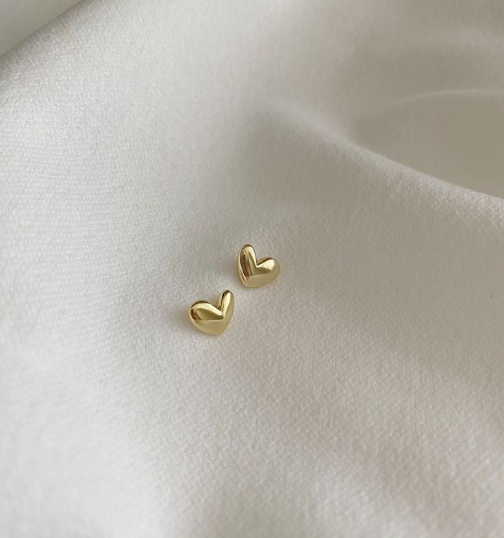 Heart Studs ~ Anti Tarnish