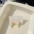 Pink Tulip Earrings
