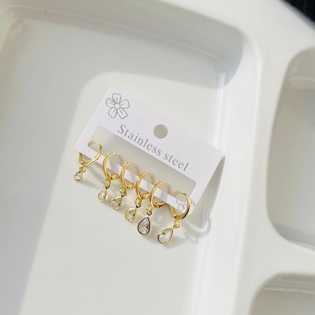 Stell Earrings Combo ~ Tear Drop