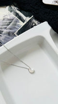 Silver Moon Necklace