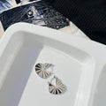 Silver Heart Hoops ~ Anti Tarnish