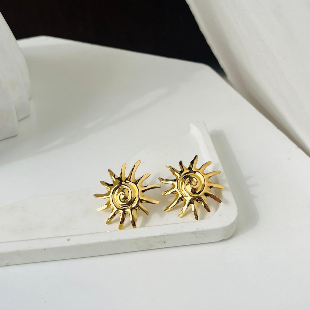 Sunflower Earrings ~ Anti Tarnish