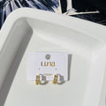 Textured Hoops ~ Anti Tarnish