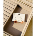 Kyla Rosegold Square Hoops