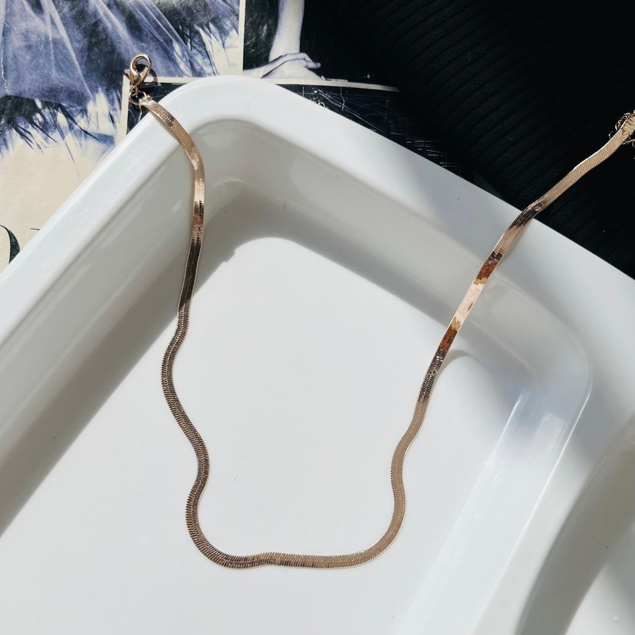 Rose gold Snake Chain