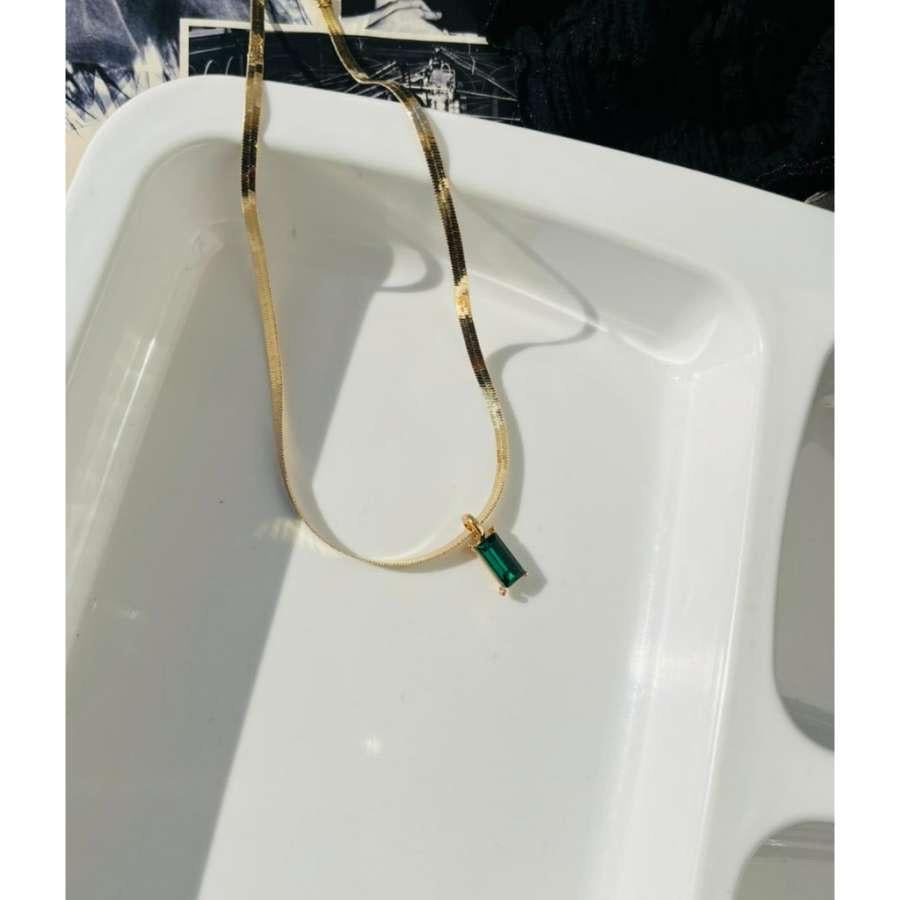 Green Stone Necklace