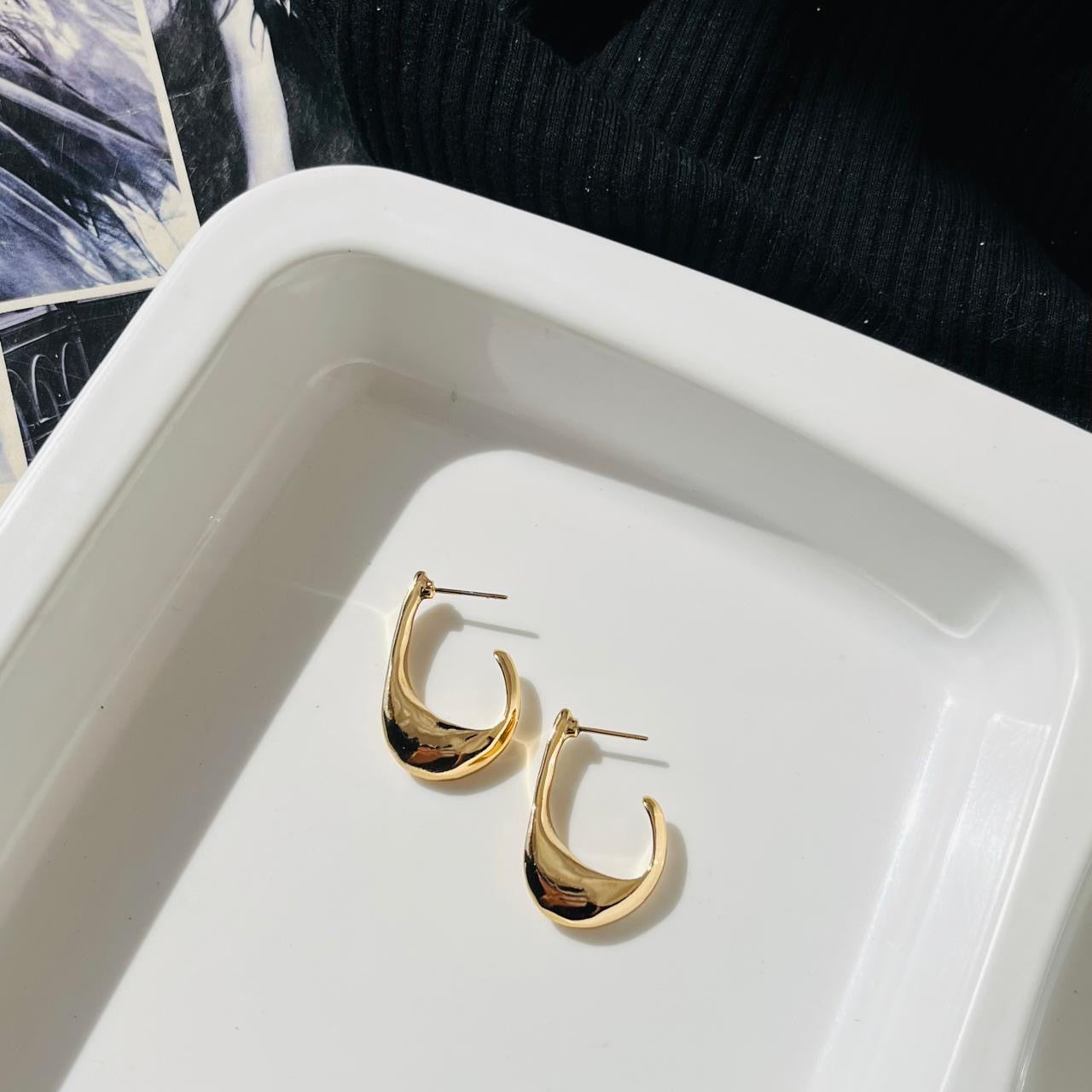 Amber Medium Sized hoops