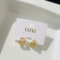 Katelyn Diamond Layered Hoops ~ Anti Tarnish