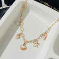 White Charms Necklace