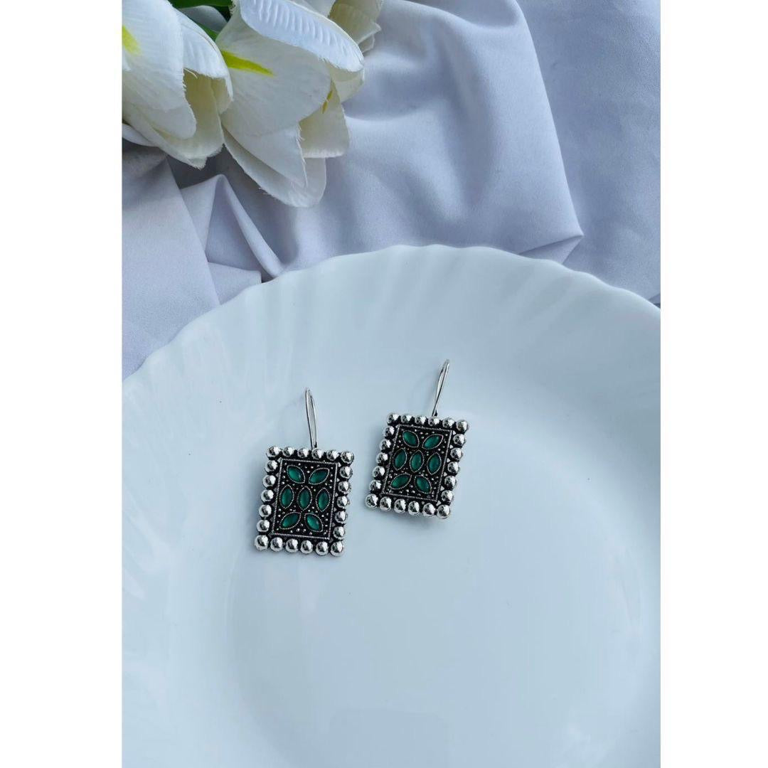 Green Vandana Earrings