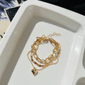 Layered Heart Bracelet