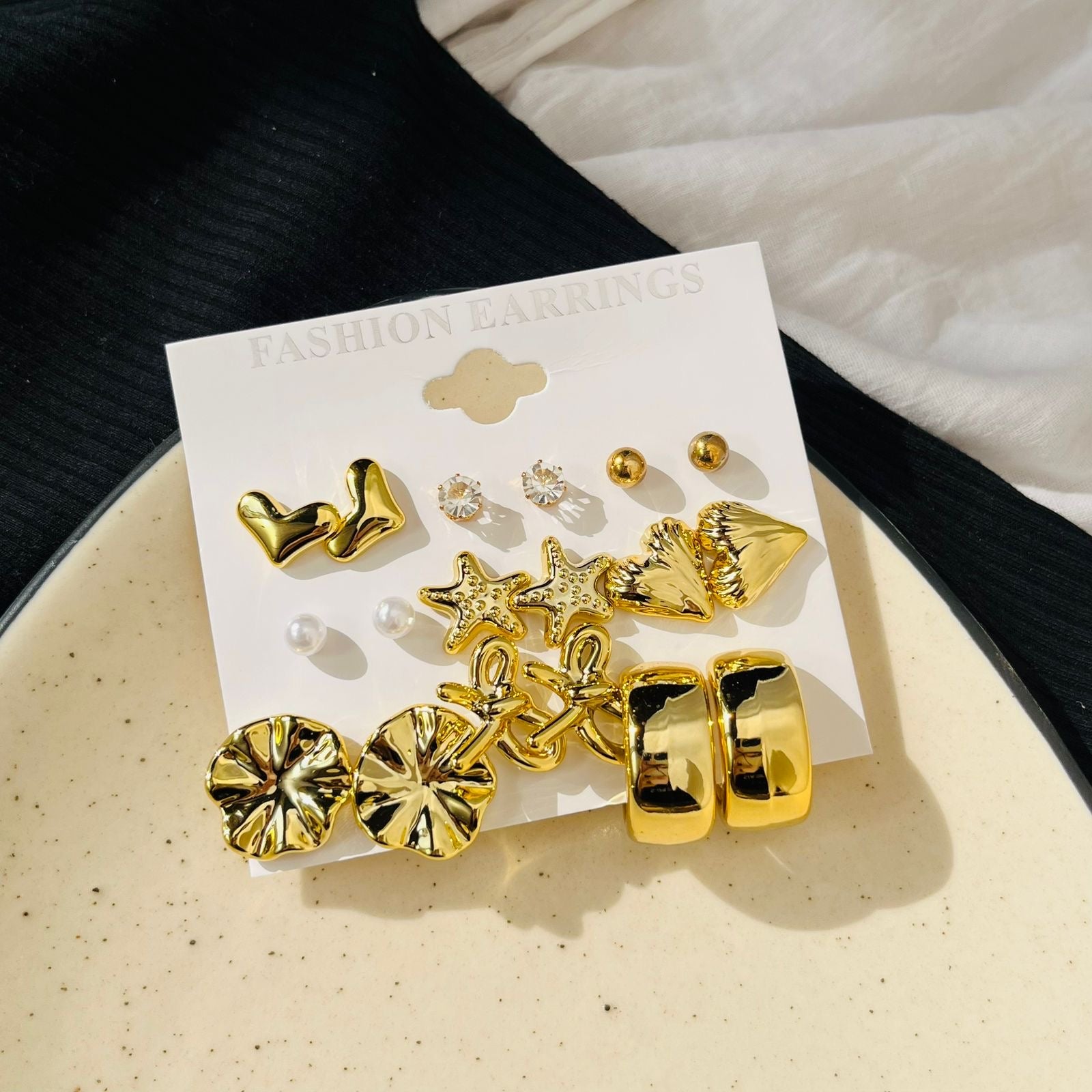 Callie Earrings Combo ( 9 pairs)