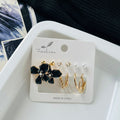 Black Flower Earrings Combo ( ₹17/- each Pair )