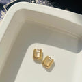 Nina Small Square Hoops ~ Anti Tarnish