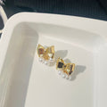 Bow Pearl Earrings