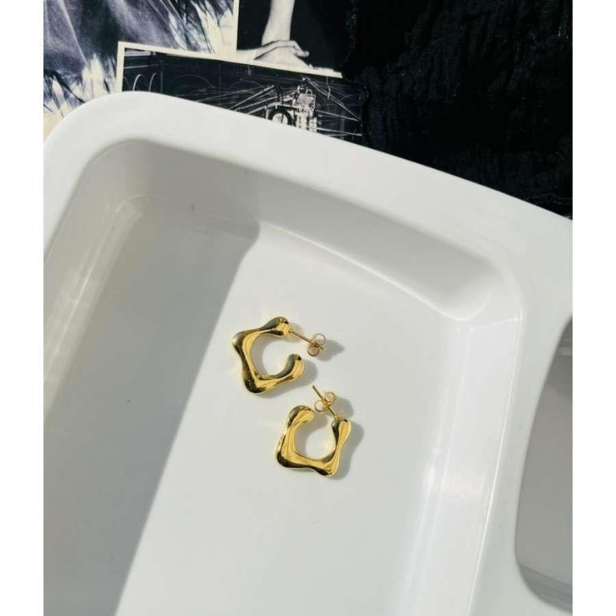 Square Anti Tarnish Hoops