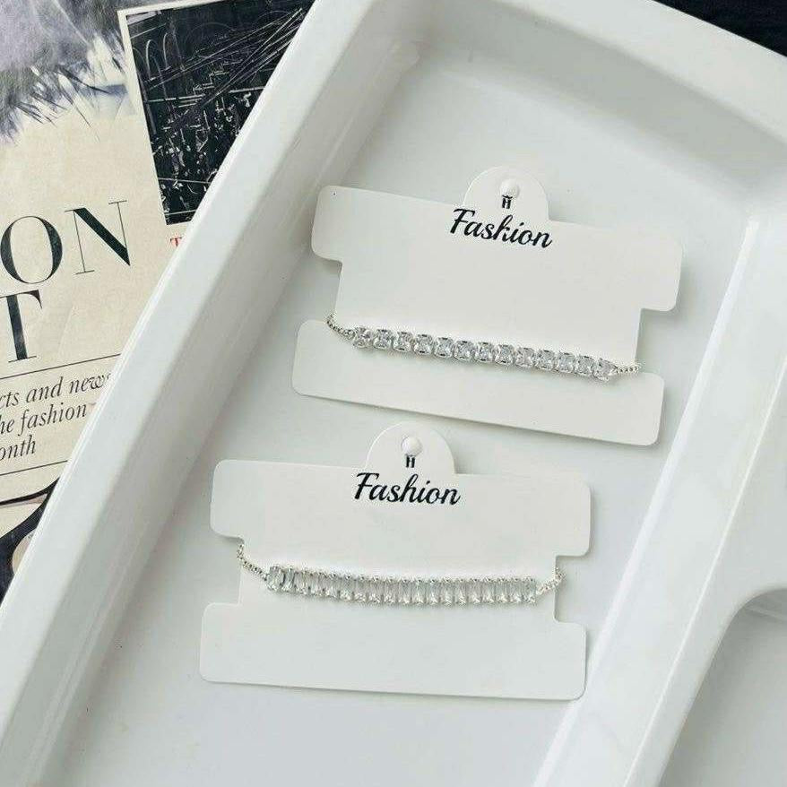 Silver Diamond Bracelet