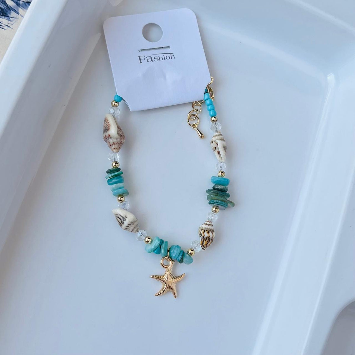 Blue Star Fish Bracelet