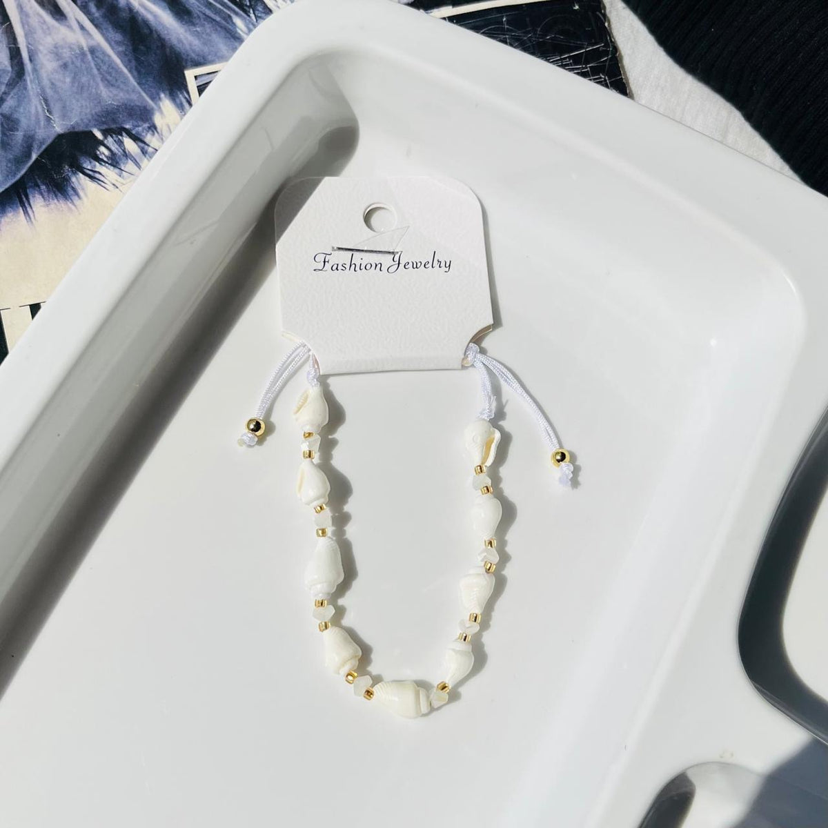 White Shell Bracelet