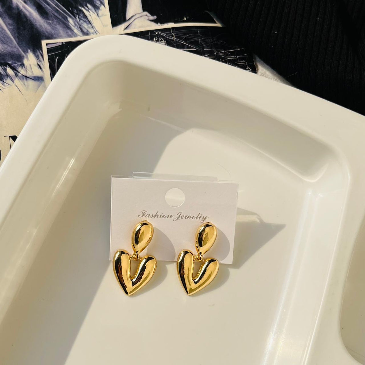 Heart Earrings ~ Anti Tarnish