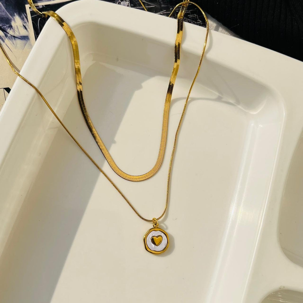 Layered Necklace ~ Anti Tarnish