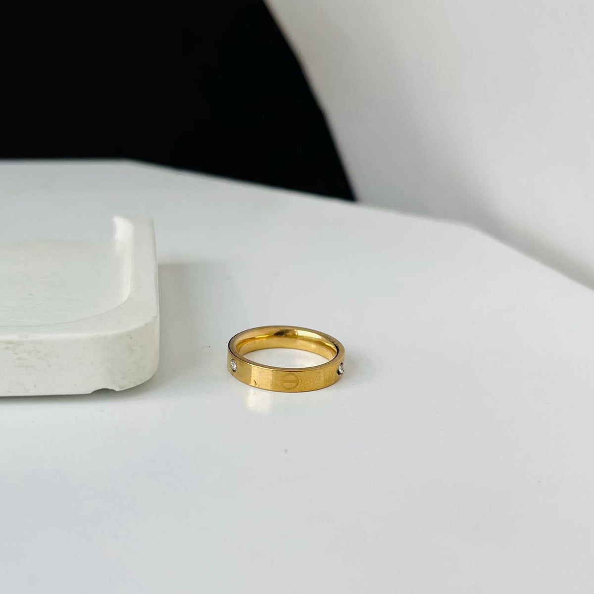 Diamond Ring ~ Anti Tarnish ( Size 16 )